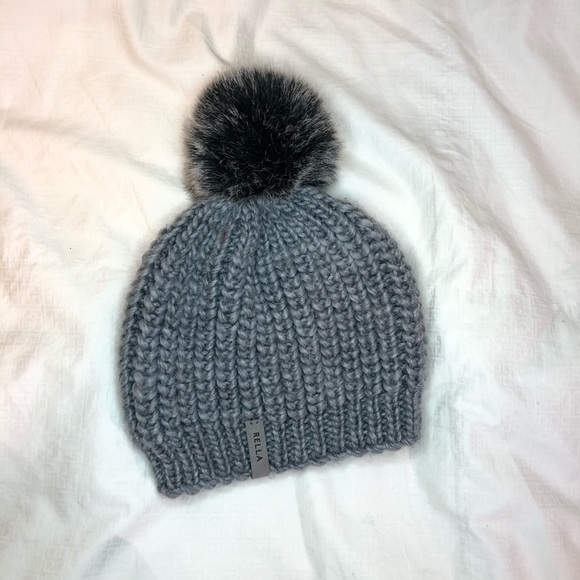 Grey Beanie by Rella - Picture 2 of 4